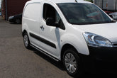 Citroen Berlingo - Peugeot Partner - 2008-2018 Black Side Bars - Angular - Short Wheel Base - 60mm
